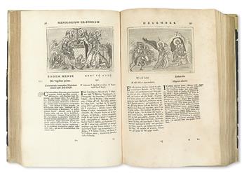 LITURGY, EASTERN ORTHODOX.  Menologium Graecorum.  1727